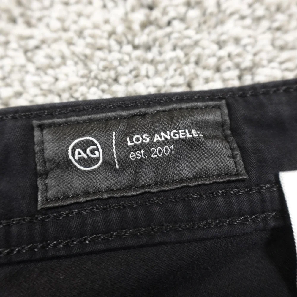 NEW AG Adriano Goldschmied‎ Jeans Mens 34X34 Black Tellis Modern Slim Stretch